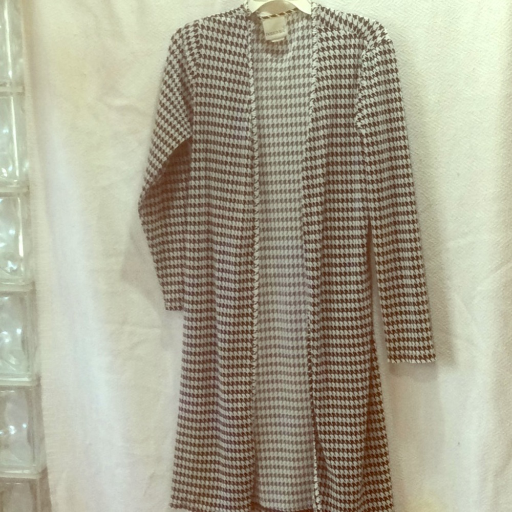Ladies long, mid calf dress jacket